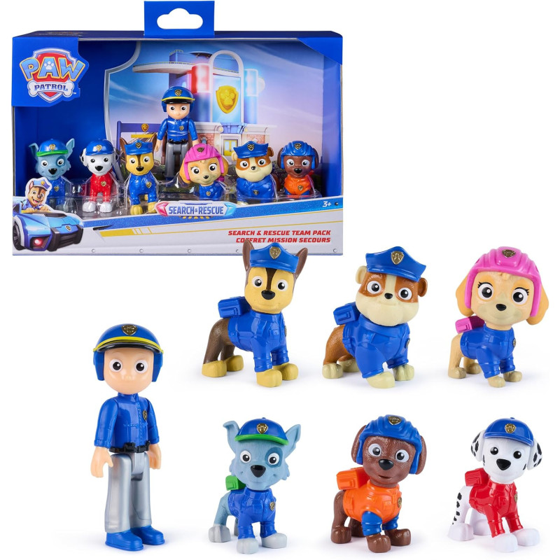 Paw Patrol Search & Rescue Team Pack with 7 Collectible Action Figures Paw Patrol Search & Rescue Team Pack with 7 Collectible Action Figures