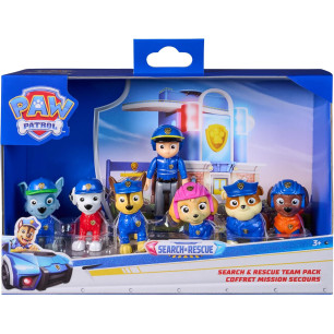 Paw Patrol Search & Rescue Team Pack with 7 Collectible Action Figures