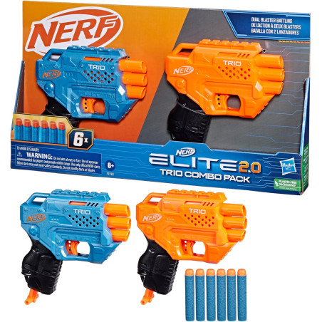 Nerf Elite 2.0 Blaster Toy- Trio Combo Pack