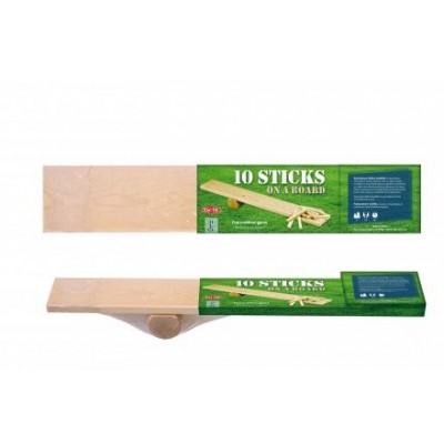 10 Sticks On A Board Outdoor Wooden Game From Tactic